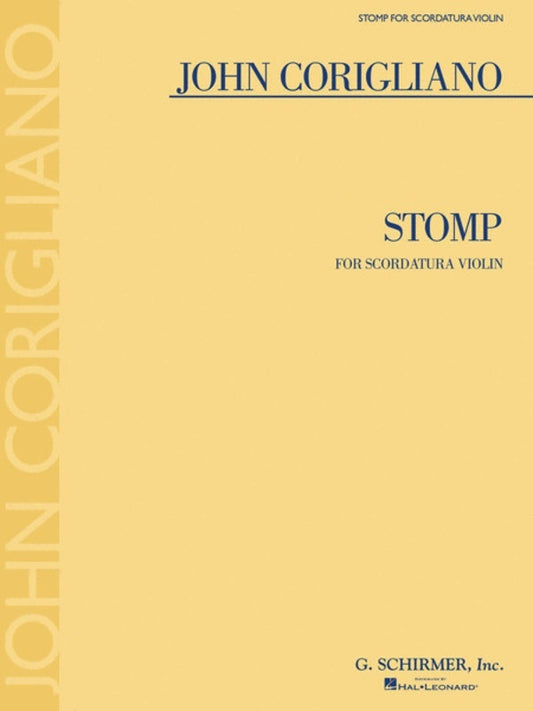 Corigliano - Stomp For Scordatura Violin (Softcover Book)