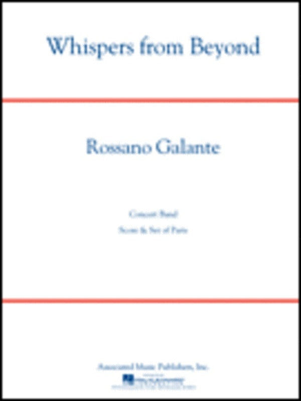 Schirmer - Whispers From Beyond Concert Band 3 Score/Parts