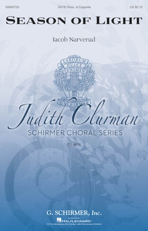 Season Of Light SATB Divisi A Cappella