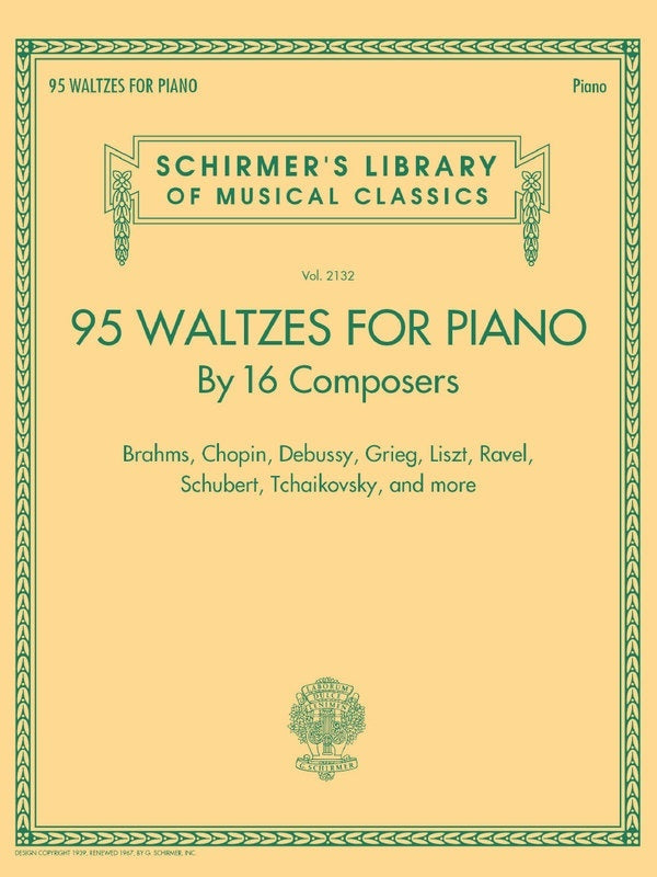 Schirmer - 95 Waltzes For Piano By 16 Composers — view 2