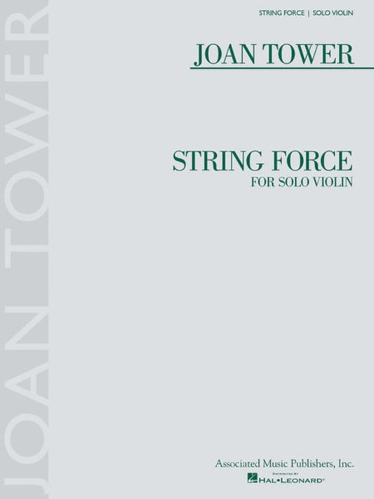 Tower - String Force For Solo Violin (Softcover Book)