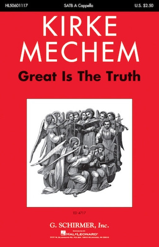 Great Is The Truth SATB A Cappella