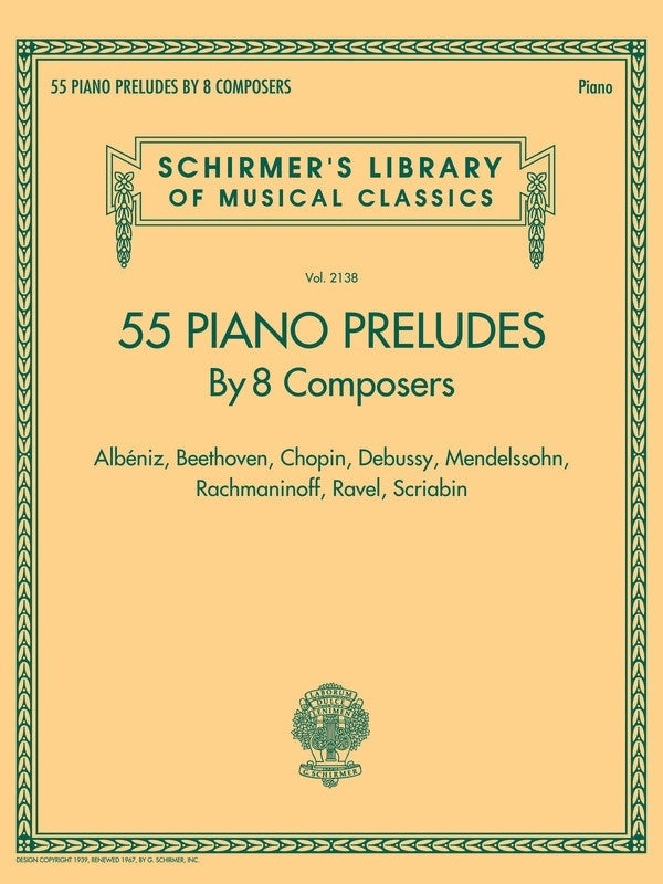 55 Piano Preludes By 8 Composers — view 2