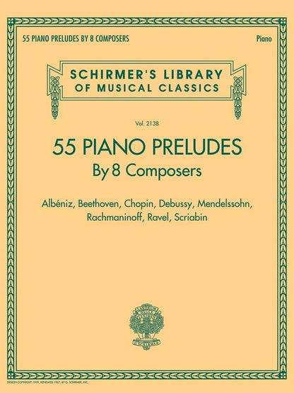 55 Piano Preludes By 8 Composers — view 2