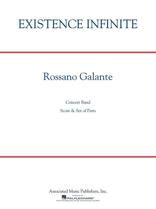 Existence Infinite for Full Ensemble - Associated Music Publishers - Duration 4:15