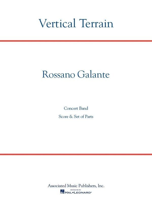 Vertical Terrain for Concert Band CB4 SC/PTS by Rossano Galante