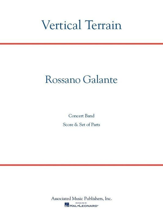Vertical Terrain for Concert Band CB4 SC/PTS by Rossano Galante