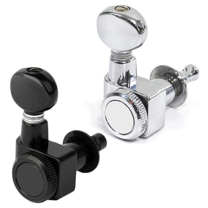 Eagle Acoustic Electric Locking Machine Heads 6-in-Line Black