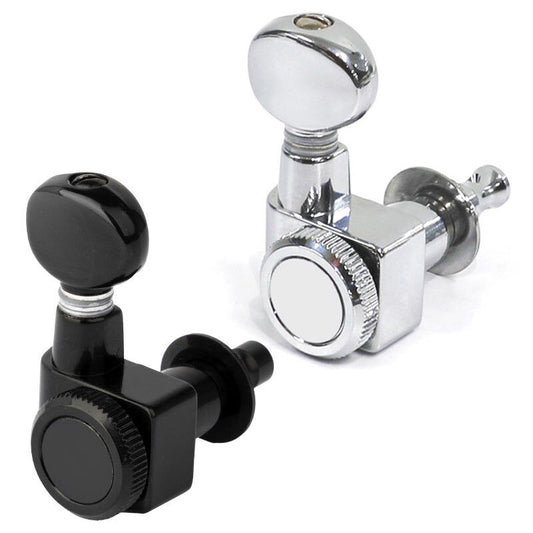 Eagle Acoustic Electric Locking Machine Heads 6-in-Line Black