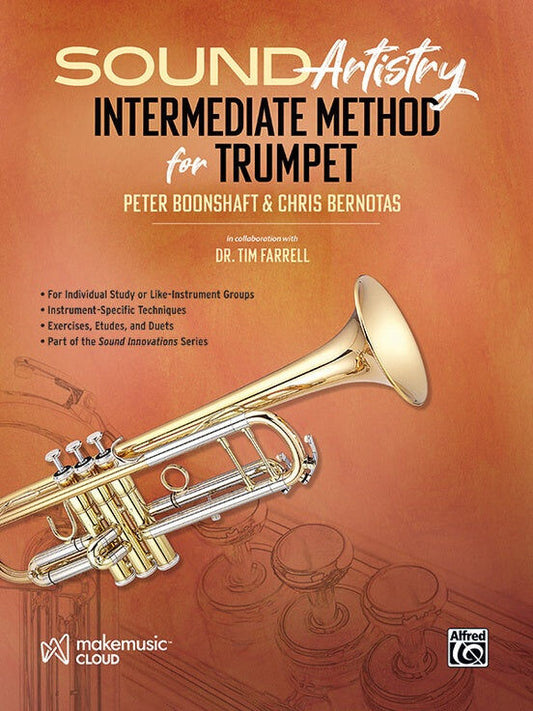 Sound Artistry Intermediate Method for Trumpet - Music Book for Intermediate Players