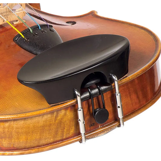 Violin Chinrest Flesch New Model - Ebony 1/2