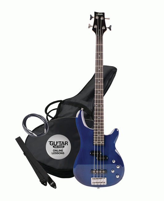 Ashton AB4TDB Bass Guitar Only Dark Blue
