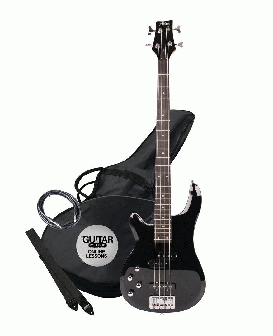 Ashton AB4LBK Bass Guitar Only Left handed