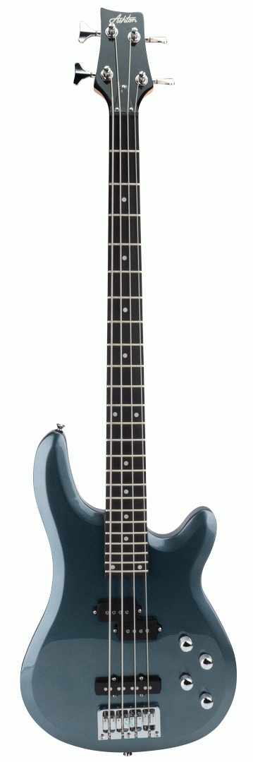 Ashton AB4DF Bass Guitar Dark Blue