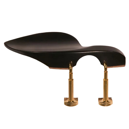 Wolf Guarneri Ebony Violin Chinrest with Nickelplated Feet