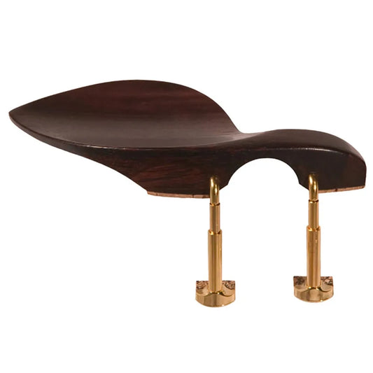 Wolf Guarneri Rosewood Violin Chinrest with Nickelplated Feet
