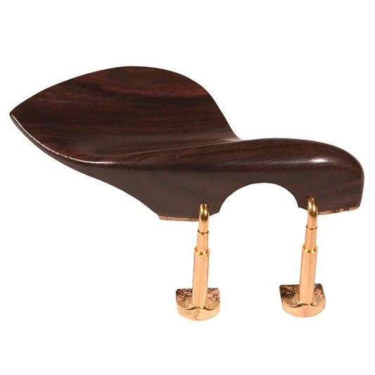 Wolf Strad Rosewood Violin Chinrest with Nickelplated Feet