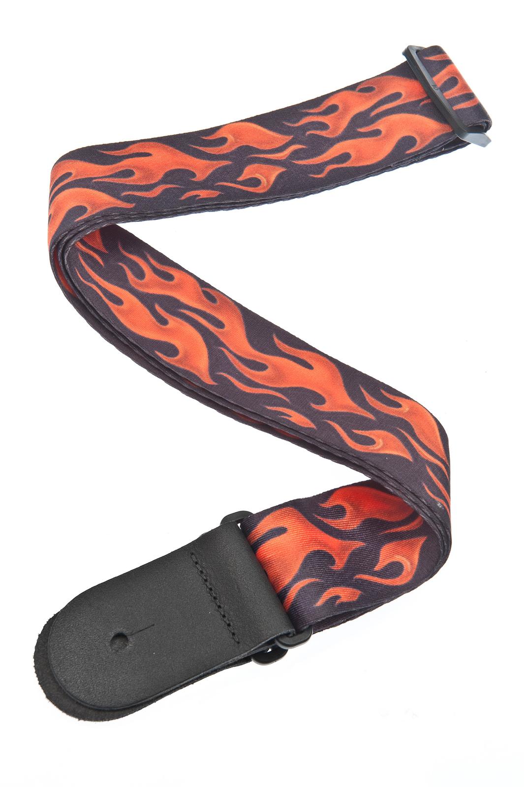 Planet Waves Woven Guitar Strap, Fluid Flames