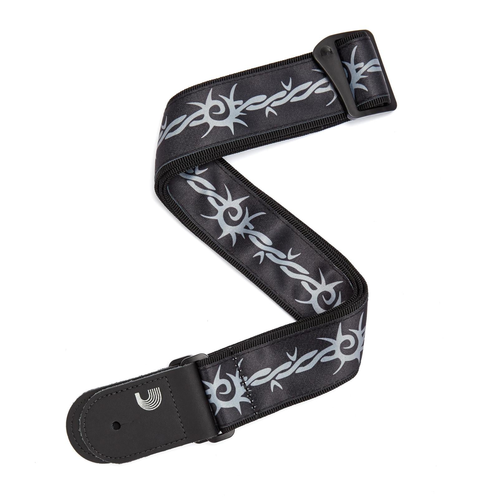 Planet Waves Woven Guitar Strap, Barbed Wire