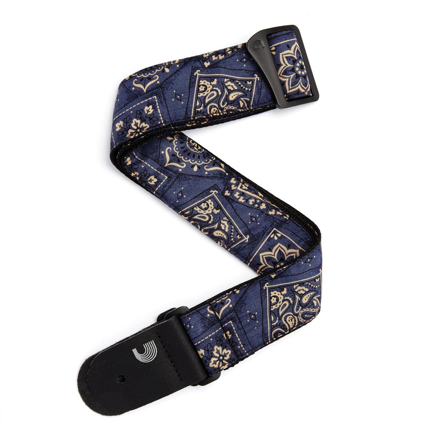 Planet Waves Woven Guitar Strap, Bandana Blue