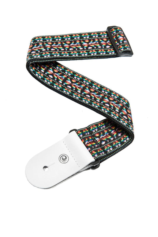 Planet Waves Woven Guitar Strap, Hootenanny Multi-Color