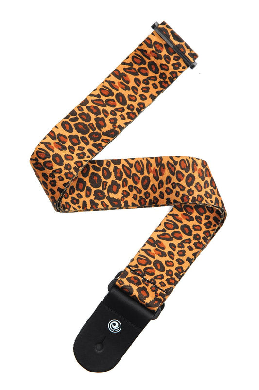 Planet Waves Woven Guitar Strap, Leopard