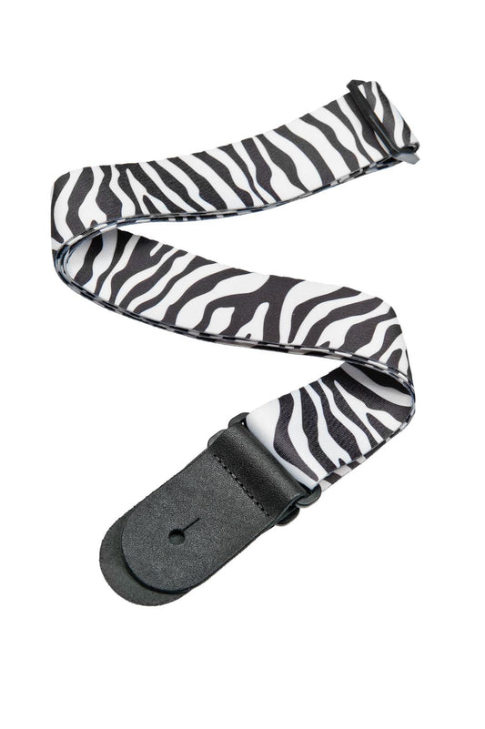 Planet Waves Woven Guitar Strap, Zebra