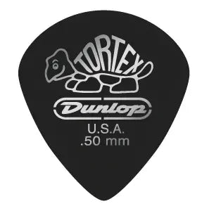 Jim Dunlop 0.50MM Tortex Black Gold Jazz Guitar Pick  (Single)