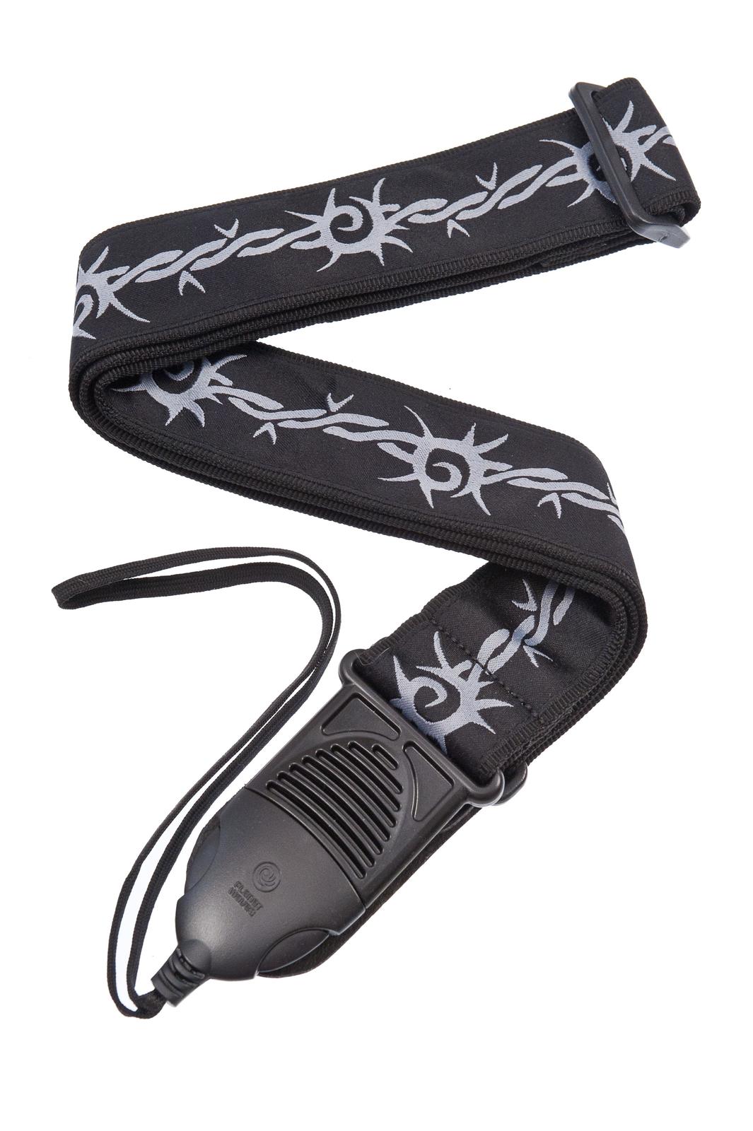 Planet Waves Acoustic Quick Release Guitar Strap, Barbed Wire