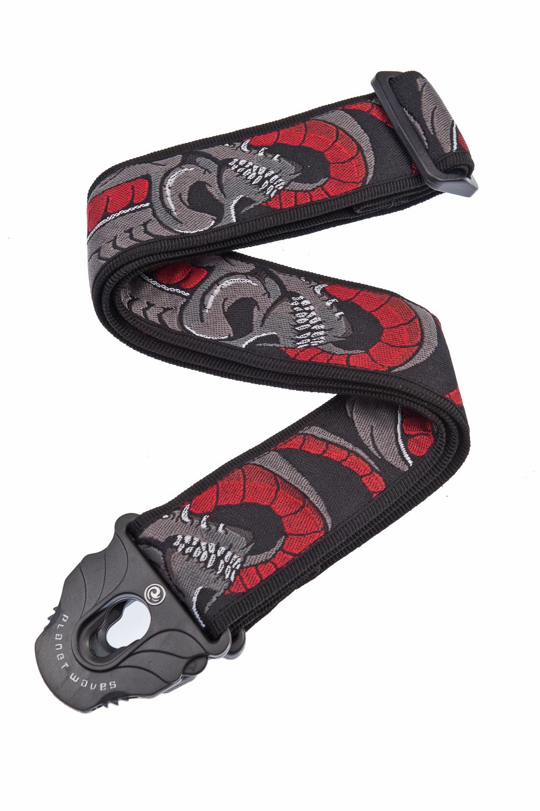 Planet Waves Planet Lock Guitar Strap, Cranium