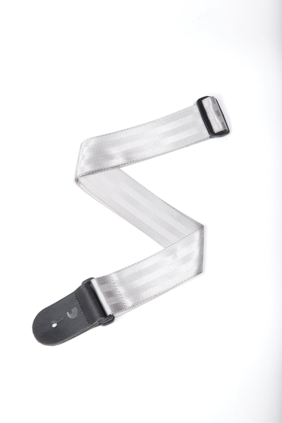 Planet Waves Seat Belt Guitar Strap,  Silver