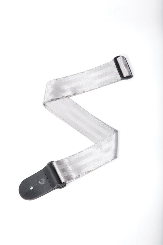 Planet Waves Seat Belt Guitar Strap,  Silver