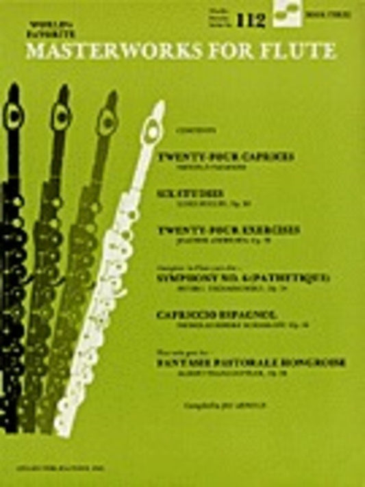 Masterworks For Flute Book 3 Wfs112