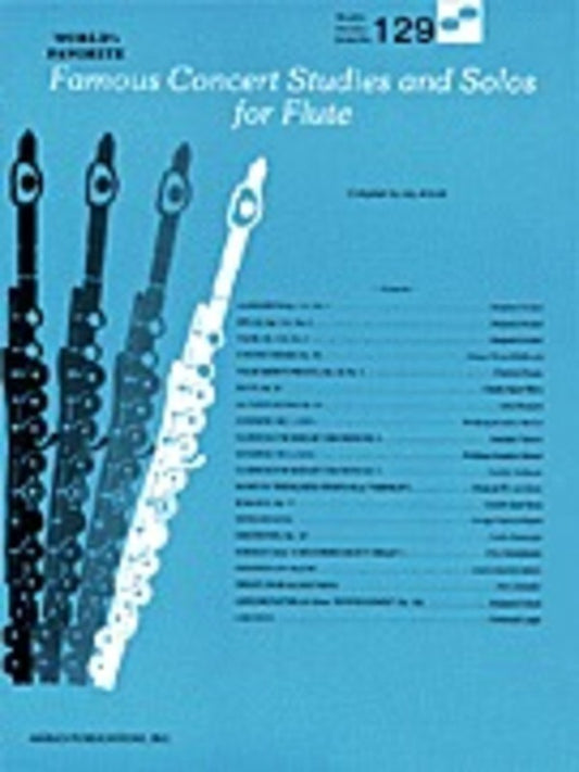 Famous Concert Studies/Solo Flute Wfs129