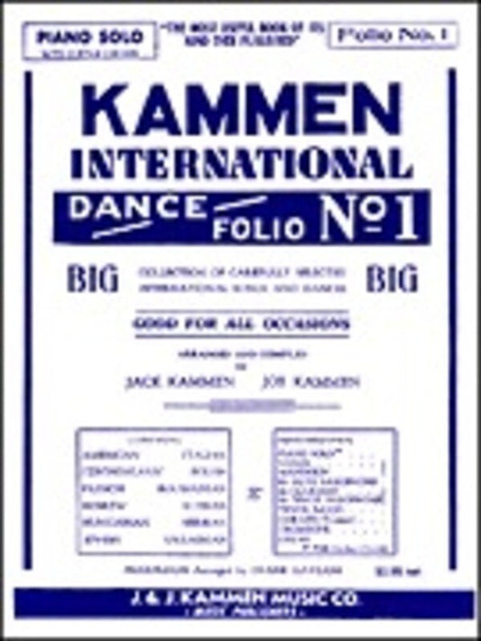 International Dance Folio No 1 Piano