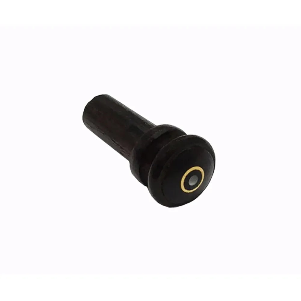 Ebony Violin Endpin with Brass Eye - 4/4-3/4 Medium Shaft A-Quality