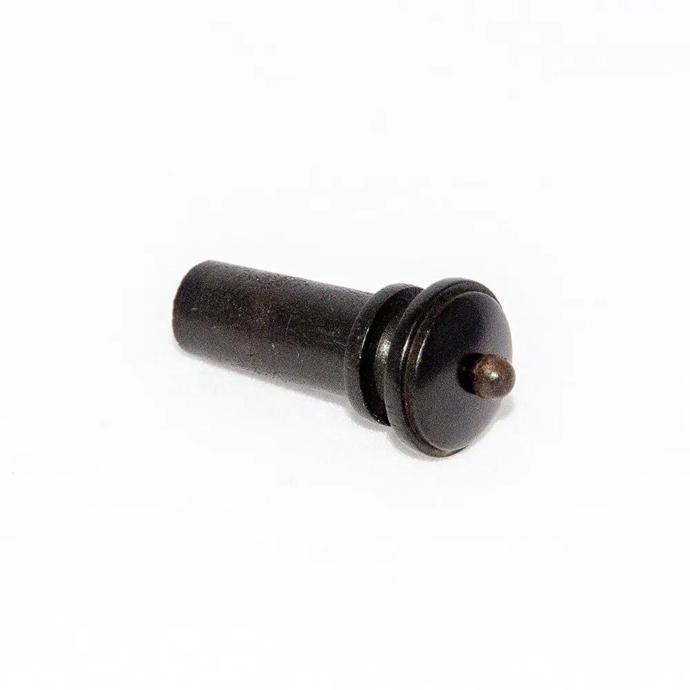 Hill-Style Ebony Violin Endpin with Black Ball - B-Quality
