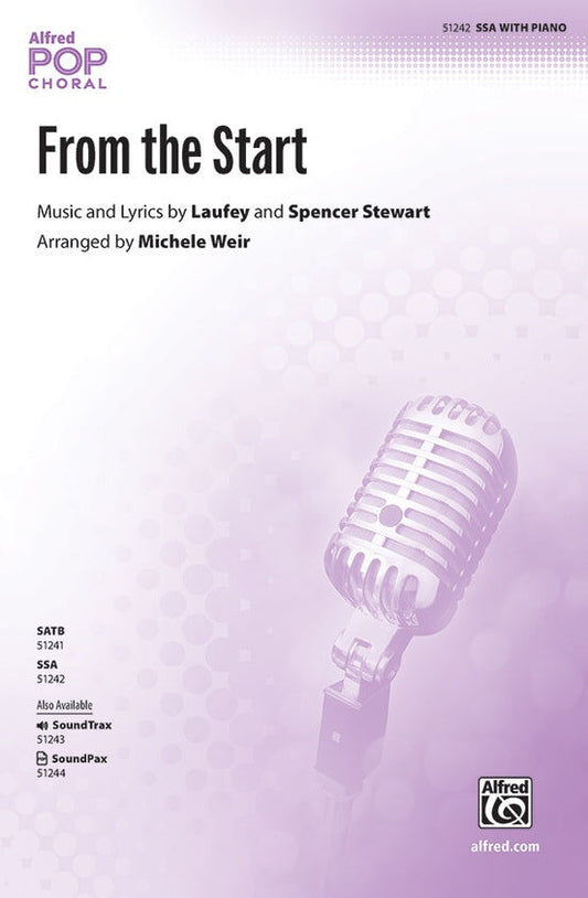 From the Start SSA - Choral Sheet Music by Laufey