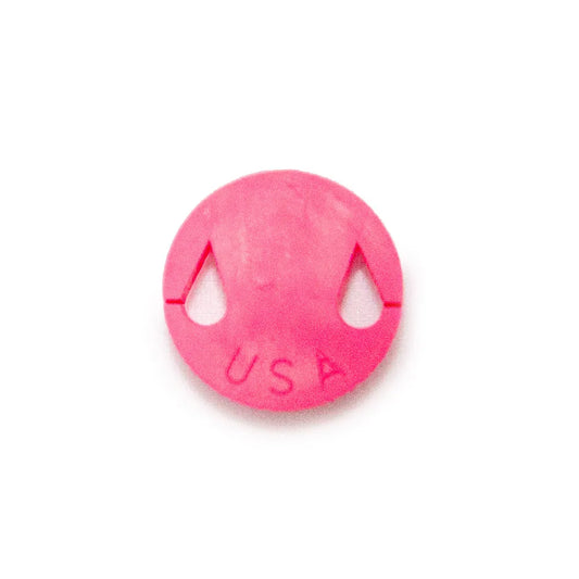 Round Violin Mute - Pink - Single - Made in USA - Rubber