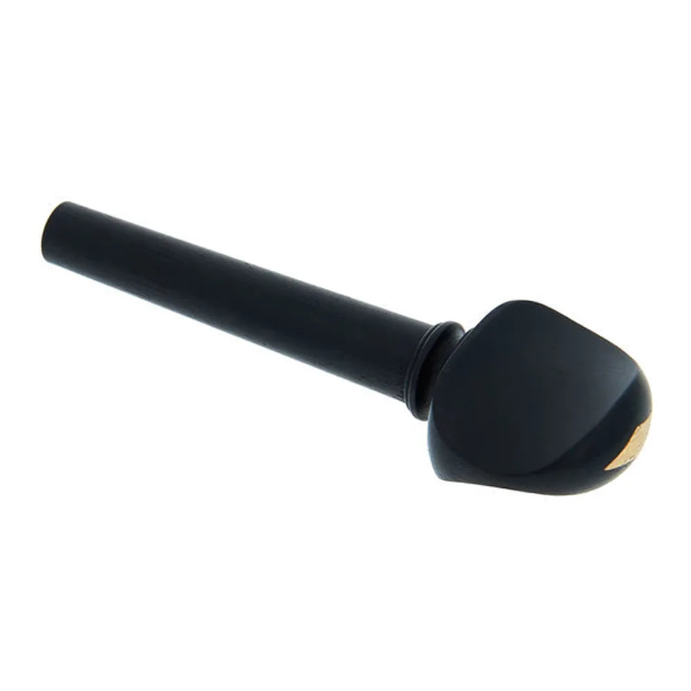 Violin Peg Swiss Model - Ebony Undrilled Goldplated Rhombus A-Quality Germany
