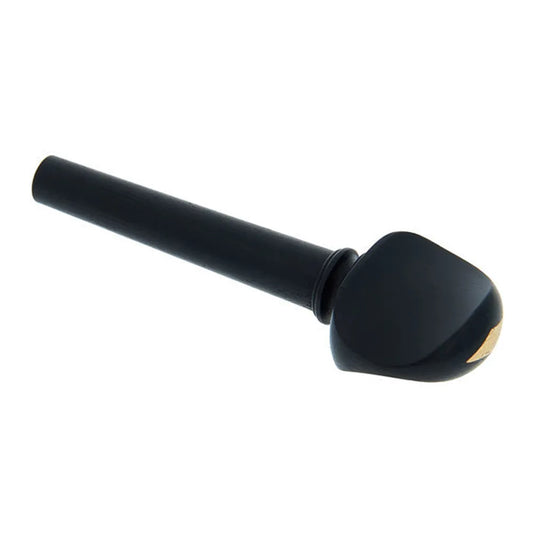 Violin Peg Swiss Model - Ebony Undrilled Goldplated Rhombus A-Quality Germany