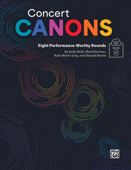 Concert Canons Choral Sheet Music Book/Online PDF