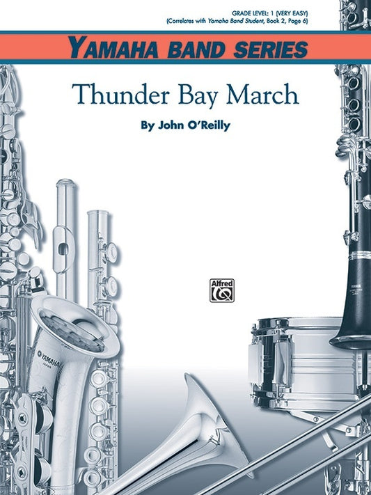 Thunder Bay March Concert Band Sheet Music Grade 1
