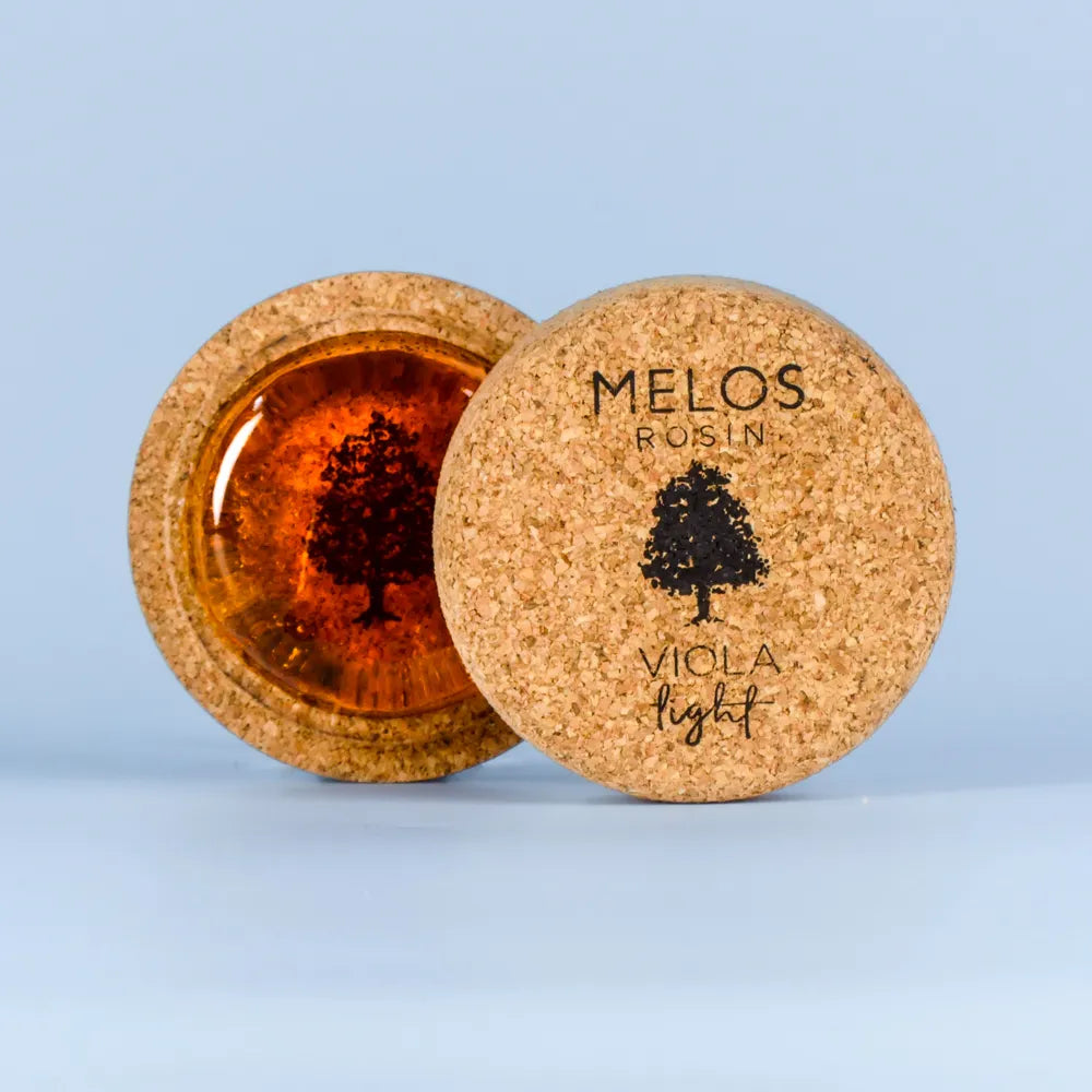 Melos Viola Rosin Light - Handmade Cake for Smooth Sound and High Temperature Endurance