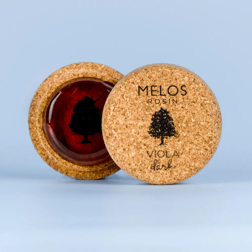 Melos Dark Rosin for Viola - Handmade, Strong Grip, Full Tone, Low Temperature Endurance