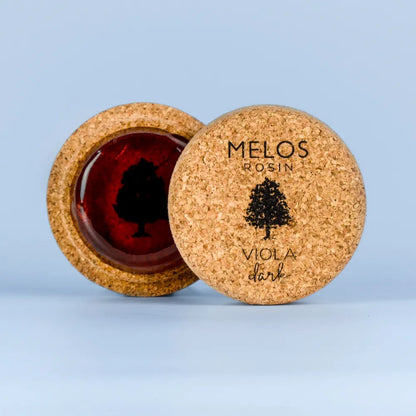 Melos Dark Rosin for Viola - Handmade, Strong Grip, Full Tone, Low Temperature Endurance