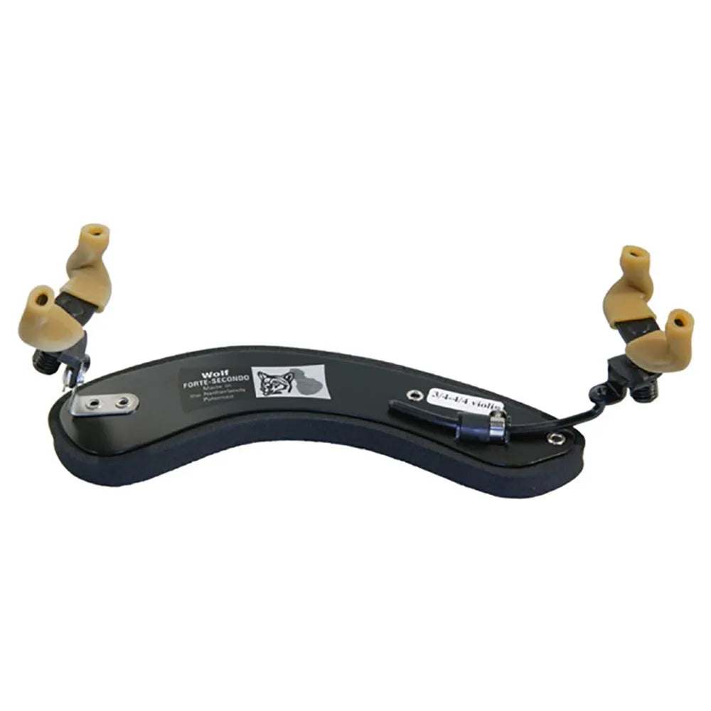 Wolf Forte Secondo Adjustable Violin Rest 4/4-3/4 with Ergonomic Shape and Height Adjustment
