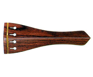 Violin Tailpiece-Rosewood w/Gold Fret