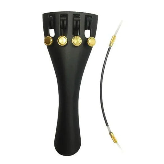Wittner Original Series Violin Tailpiece 3/4 with Gold Adjusters