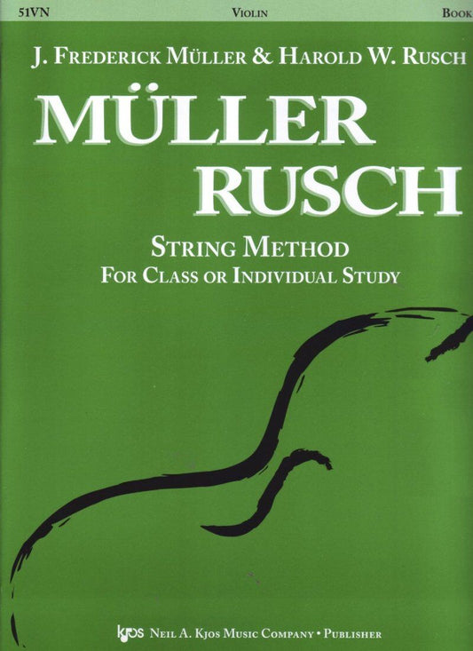 Muller-Rusch String Method Book 1 for Violin